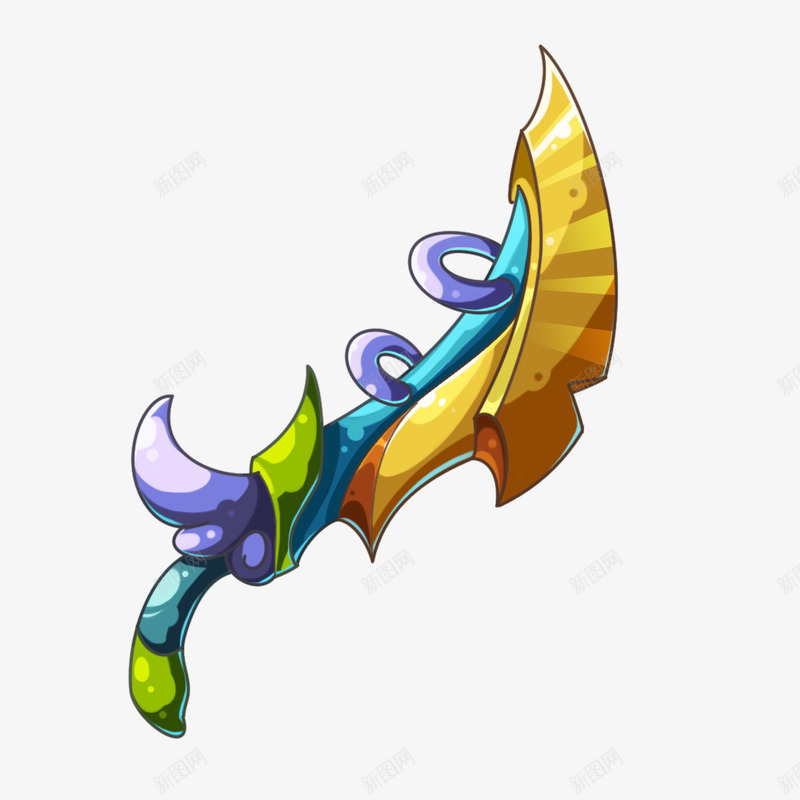 卡通网络游戏武器产品png免抠素材_新图网 https://ixintu.com 手游设计 武器库 海报设计 游戏设计 网络游戏装备 网络游戏道具武器装备设计 网页设计