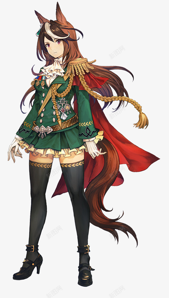 猫耳制服贵族少女png免抠素材_新图网 https://ixintu.com 制服 少女 贵族