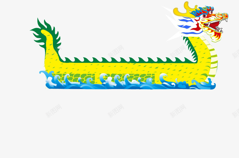 端午节龙舟矢量图ai免抠素材_新图网 https://ixintu.com ai龙舟 矢量图 端午节 龙舟