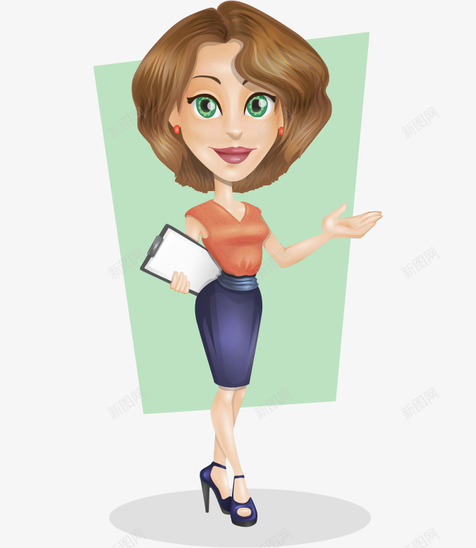 卡通手绘金发性感商务女士矢量图ai免抠素材_新图网 https://ixintu.com 卡通的人物 性感的商务女士 手绘的商务女士 金发的女士 矢量图
