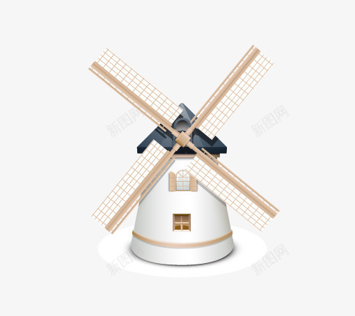 创意房子风车图标png_新图网 https://ixintu.com 创意图标 图标 图案 房子 扁平化图标 标志 立体化图标 网页素材 风力 风向 风车