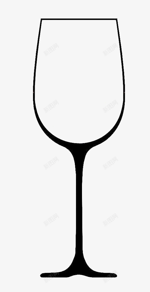 红酒杯素描图标png_新图网 https://ixintu.com 图案 简约风格 素描 红酒杯 红酒素描 装饰