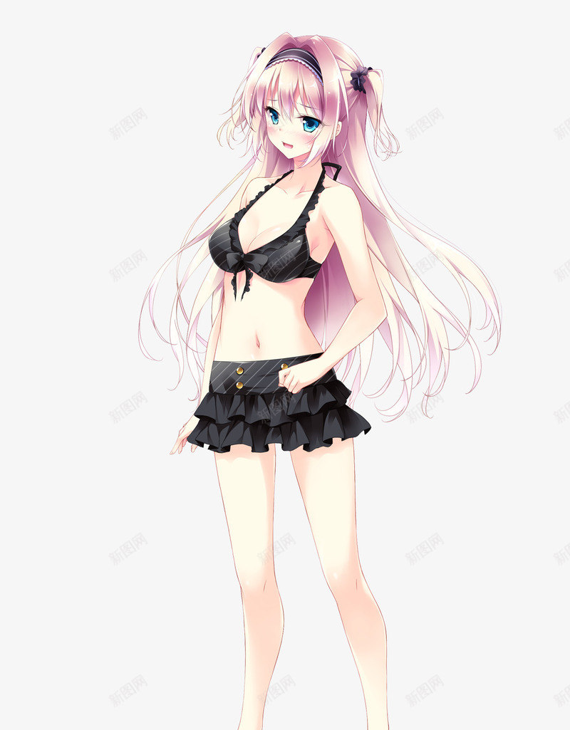 美少女png免抠素材_新图网 https://ixintu.com 人物 漫画 美少女