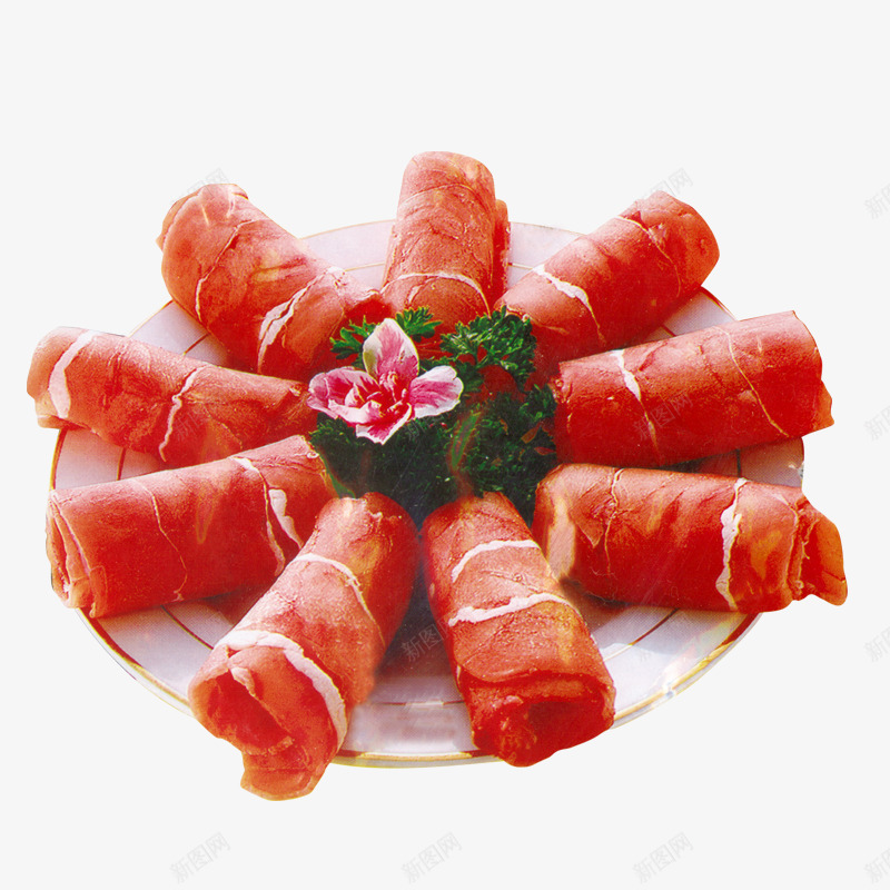肥牛肉卷png免抠素材_新图网 https://ixintu.com 牛肉卷 肥牛 肥牛肉