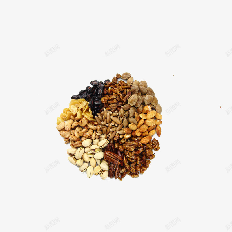 坚果食物png免抠素材_新图网 https://ixintu.com 开心果 栗子 瓜子