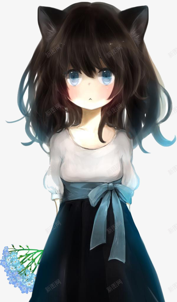 猫少女png免抠素材_新图网 https://ixintu.com 猫少女可爱美女
