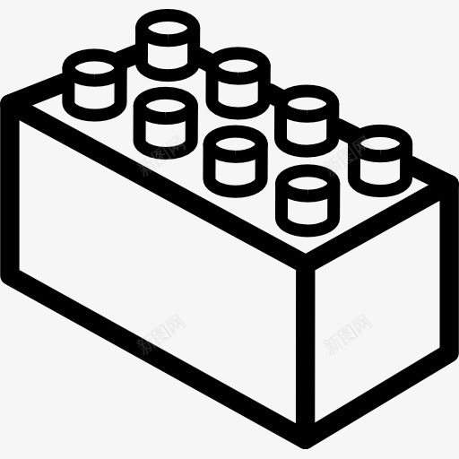 乐高积木图标png_新图网 https://ixintu.com 积木