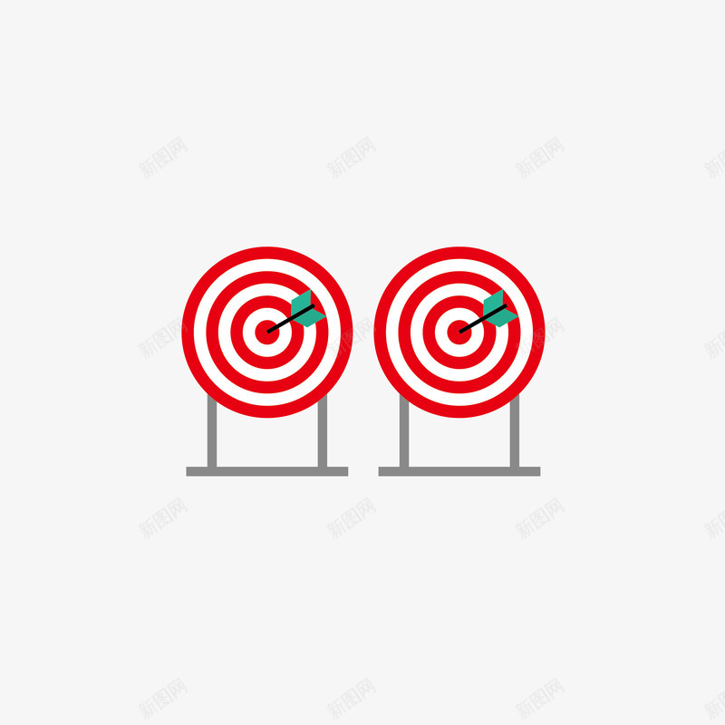 射箭靶子矢量图ai免抠素材_新图网 https://ixintu.com 儿童 卡通图片 圆形 射箭 标靶 游乐场 矢量图 童真 箭靶 过山车