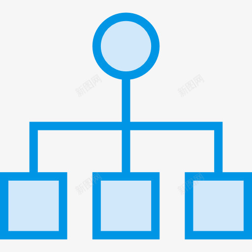 组织图标png_新图网 https://ixintu.com SEO和网络 业务接口 包含关系 图 层次结构 秩序 等级 组织