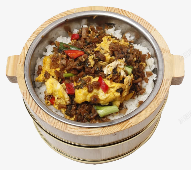 木桶饭06鸡蛋png免抠素材_新图网 https://ixintu.com 主食 健康 木桶蒸饭 烹调 美食 营养 蒸饭 青椒肉丝 青椒肉丝盖浇饭 餐饮