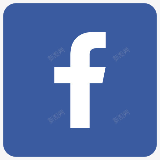 脸谱网FB图标社会网络png_新图网 https://ixintu.com FB图标 Facebook fb icon 脸谱网