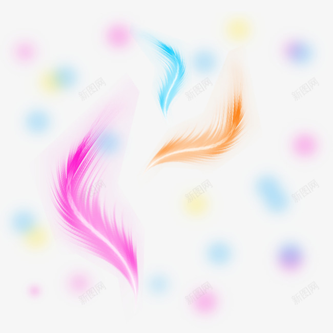 彩色羽毛png免抠素材_新图网 https://ixintu.com 天使翅膀 彩色羽毛 手绘 抽象花纹 玫瑰 艺术字体 花朵 花瓣 花藤 雪花 鲜花