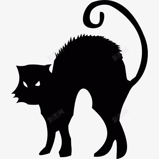 跳猫图标png_新图网 https://ixintu.com 动物 坏 害怕 恐惧 恐慌
