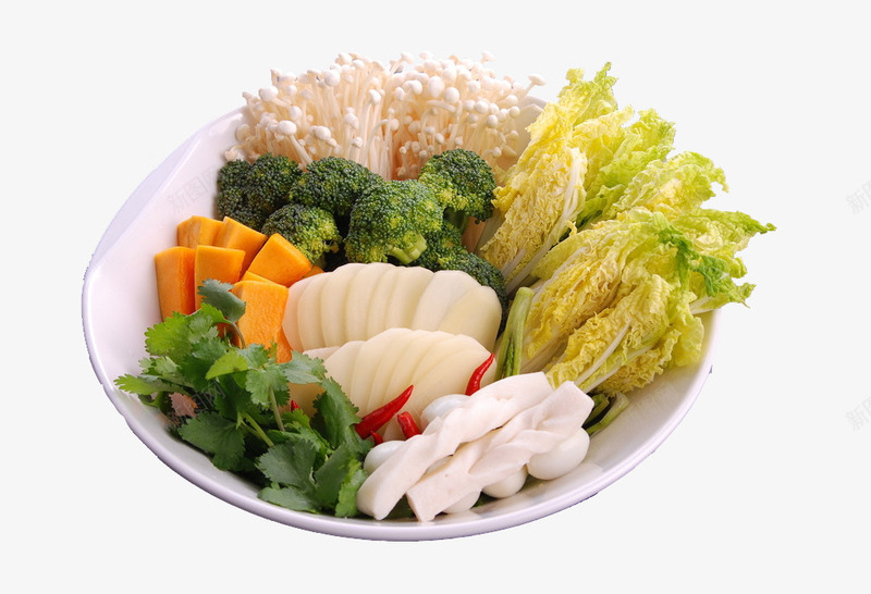 蔬菜拼盘矢量图ai免抠素材_新图网 https://ixintu.com PNG素材 土豆 火锅 爱心蔬菜 矢量图 菜类图片 萝卜 金针菇