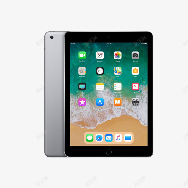 灰色新款iPadpsd免抠素材_新图网 https://ixintu.com Apple air iPad 平板电脑 新款 灰色 苹果 苹果air