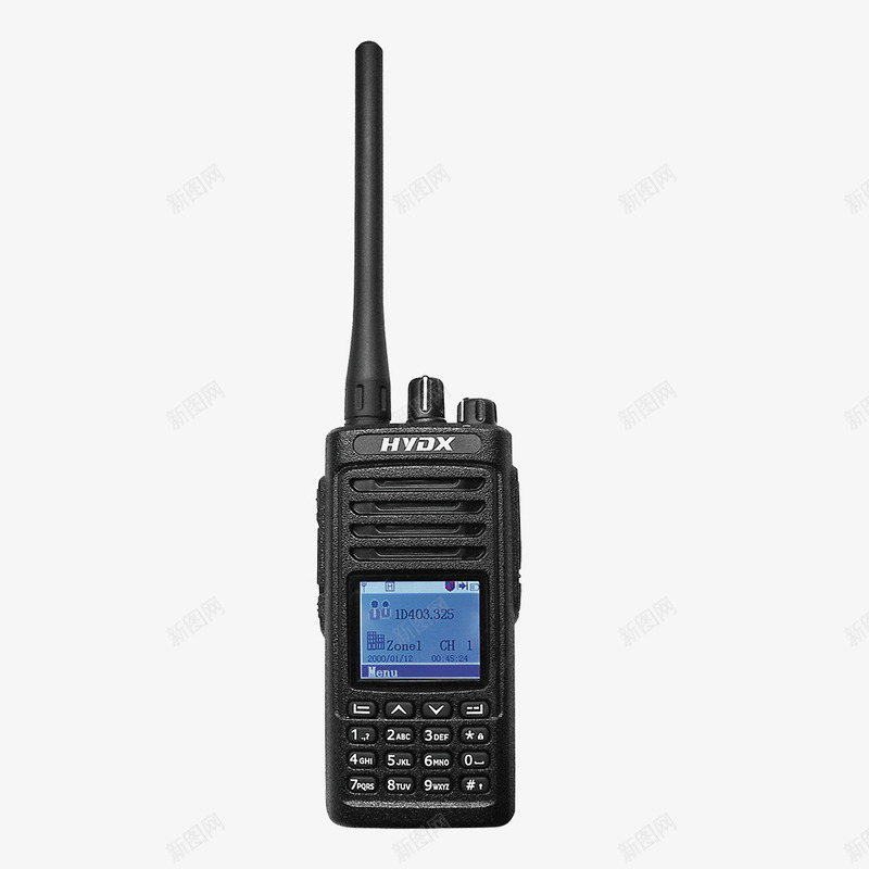 语音对讲器数码产品png免抠素材_新图网 https://ixintu.com 产品实物图 对讲机 数码产品 电子产品 语音对讲器 黑色