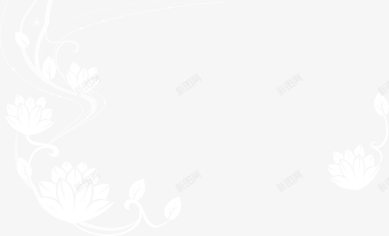 白色莲花背景png免抠素材_新图网 https://ixintu.com 中国风 工笔荷花 彩色工笔画 手绘藕 水墨 荷花 莲藕