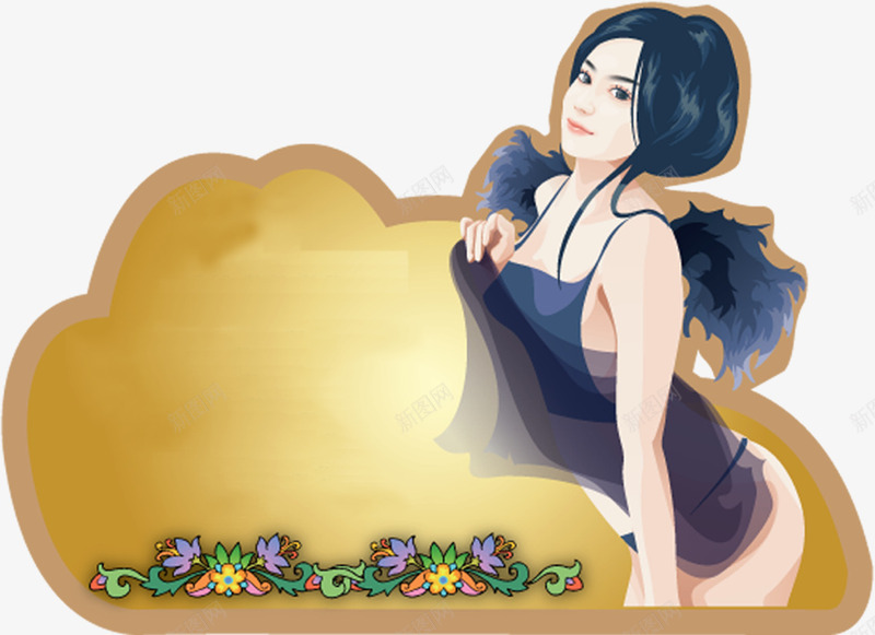 金色性感美女小贴士png免抠素材_新图网 https://ixintu.com 小贴士 性感 性感美女 美女 美女性感