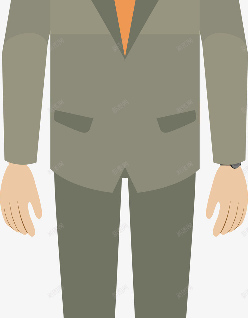 职场男人人物插画png免抠素材_新图网 https://ixintu.com 人物插画 帅气男人 开心 文艺青年 职场人物 职场男人
