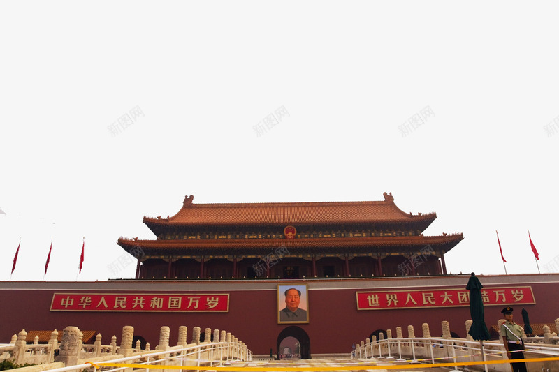 天安门城楼png免抠素材_新图网 https://ixintu.com 古建筑 地标 天安门古风城楼红色 实物图 故宫 景区 景点 皇宫 著名