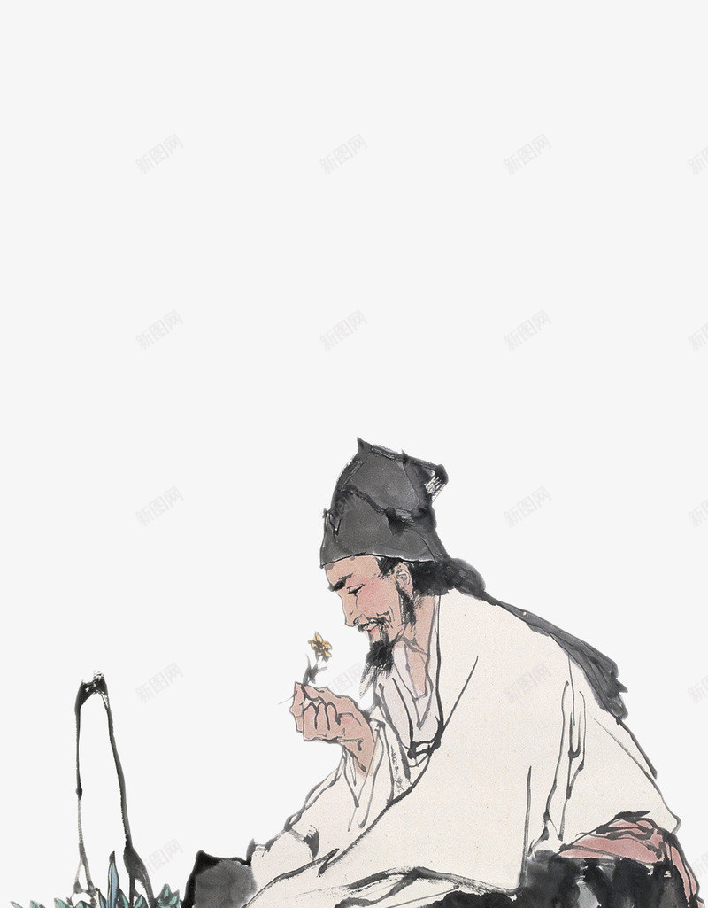 古人采药png免抠素材_新图网 https://ixintu.com 免费png 免费png素材 免费图片 插图素材 素材图片 采药 采药素材