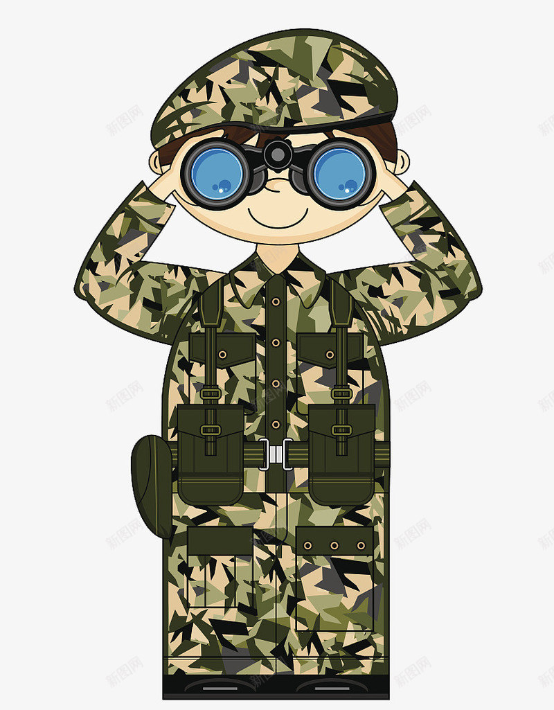 军训服装迷彩服png免抠素材_新图网 https://ixintu.com 军训 军训服 军训服装 军训配饰 卡通人物 卡通军人 服装 迷彩 迷彩服
