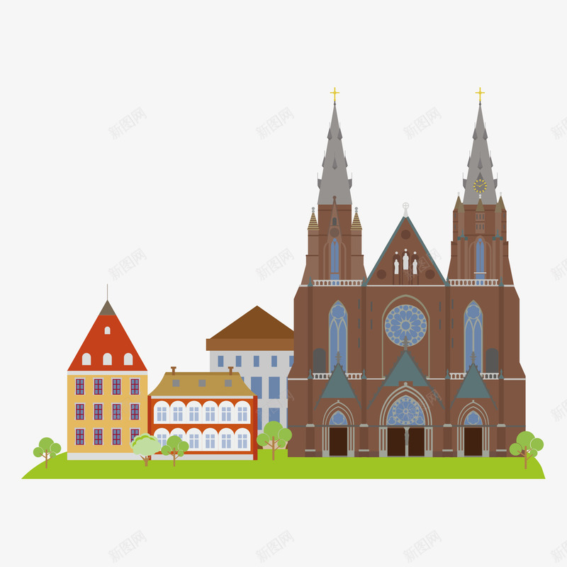 扁平化标志性荷兰建筑旅游景点矢量图ai免抠素材_新图网 https://ixintu.com 城市大楼 建筑 建筑设计轮廓 房地产 扁平化 插画 旅游景点 标志性 荷兰 矢量图
