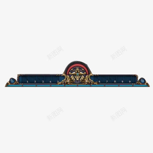 游戏经验导航条png免抠素材_新图网 https://ixintu.com GUI 导航条 游戏