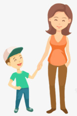 妈妈png免抠素材_新图网 https://ixintu.com 世上只有妈妈好 卡通 女人 妈妈 孩子 小朋友 母亲节 男孩