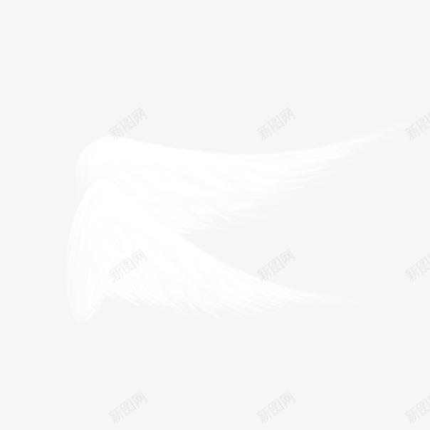 唯美翅膀png免抠素材_新图网 https://ixintu.com 唯美 白色 翅膀