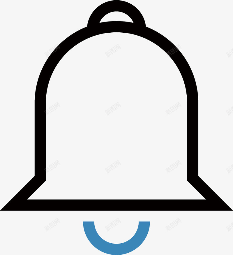 线性通知图标icon矢量图eps_新图网 https://ixintu.com icon 图标 线性图标 通知图标 矢量图