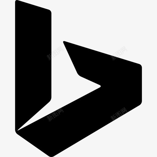 Bing图标png_新图网 https://ixintu.com Bing搜索引擎 互联网 微软 搜索 标志 标识 网络