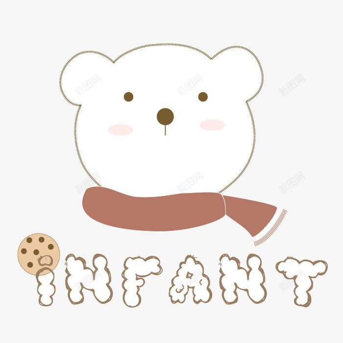 卡通可爱小熊装饰图案png免抠素材_新图网 https://ixintu.com 卡通 可爱 图案 小熊 小熊填色 装饰