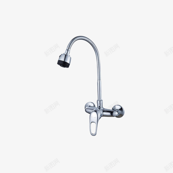 全铜冷热水龙头入墙式龙头png免抠素材_新图网 https://ixintu.com 产品实物 厨房水龙头 菜盆水槽龙头 龙头