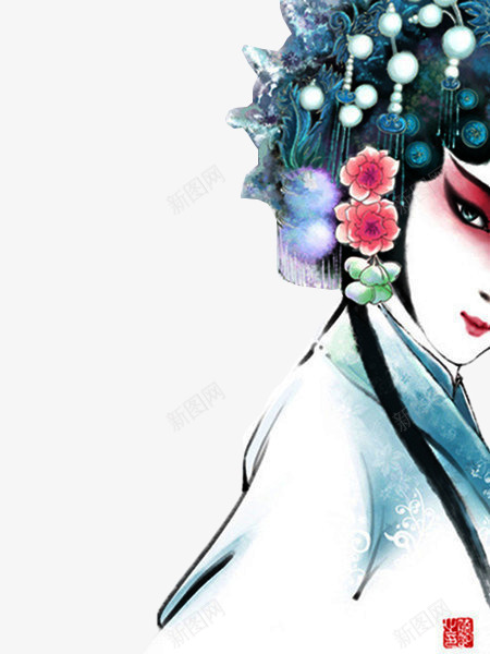 戏曲人物png免抠素材_新图网 https://ixintu.com 戏剧 戏子