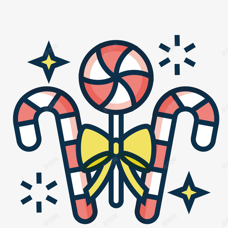 卡通手绘小清新插画装饰棒棒糖png免抠素材_新图网 https://ixintu.com 包装设计 可爱插画装饰 广告设计 手绘卡通小清新插画 棒棒糖 网页设计 韩国文艺插画