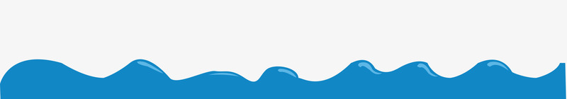 卡通海浪淘宝蓝色png免抠素材_新图网 https://ixintu.com 卡通海浪淘宝素材蓝色