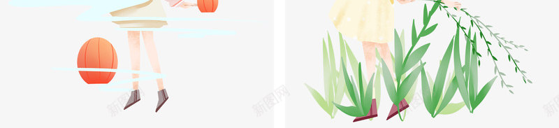 清明节女孩雨水png免抠素材_新图网 https://ixintu.com 传统节日 免抠下载 清明节 祭拜 艺术字 诗词
