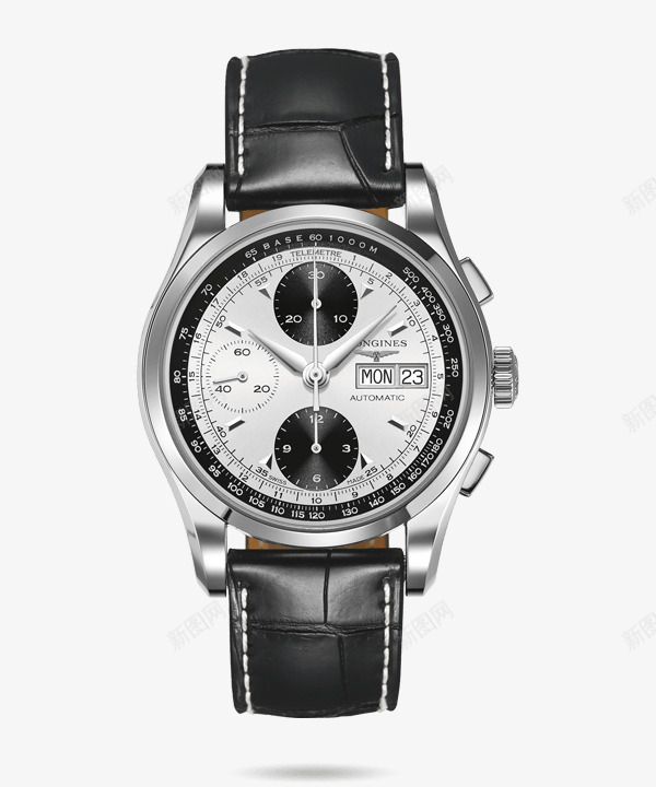 黑色手表浪琴腕表男表png免抠素材_新图网 https://ixintu.com LONGINES 产品实物 手表 浪琴 男士手表 腕表