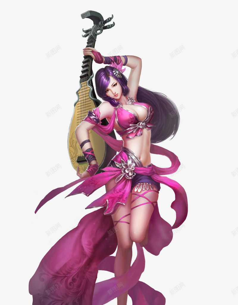 紫色性感漂浮人物服饰png免抠素材_新图网 https://ixintu.com 人物 性感 服饰 漂浮 紫色