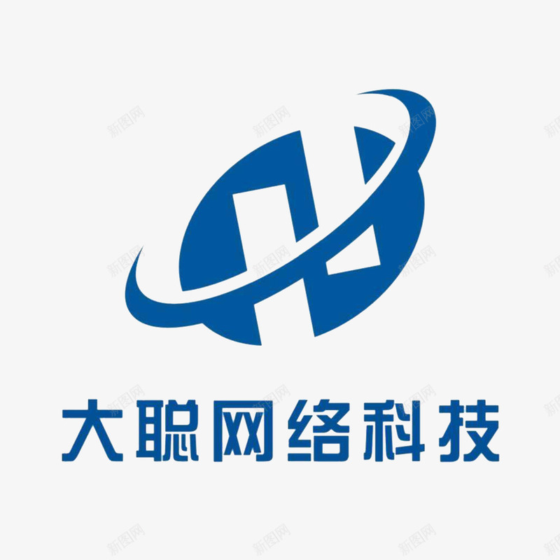 网络科技logo创意标志图标png_新图网 https://ixintu.com 创意标志 科技logo 网络 网络科技LOGO 蓝色