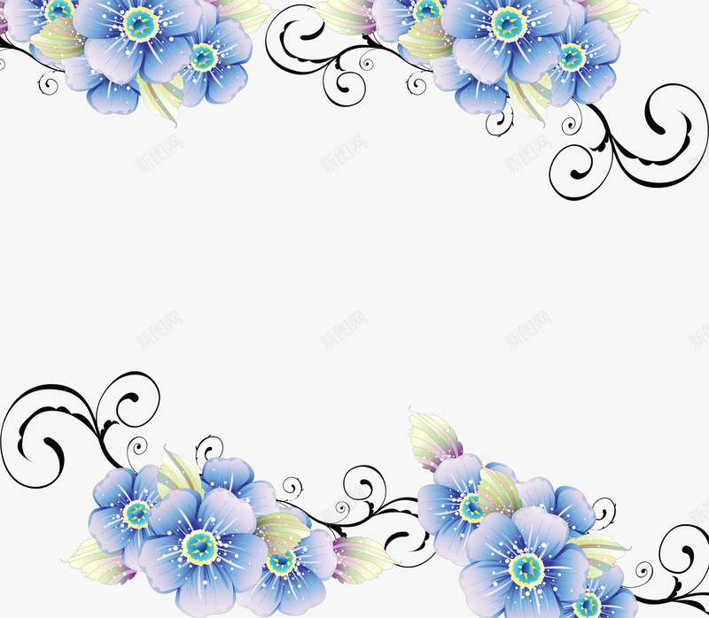 手绘花草线描花草psd免抠素材_新图网 https://ixintu.com ps花草素材 手绘花草素材 植物花草 植物花草素材 水彩花卉素材 花草画 花草素材