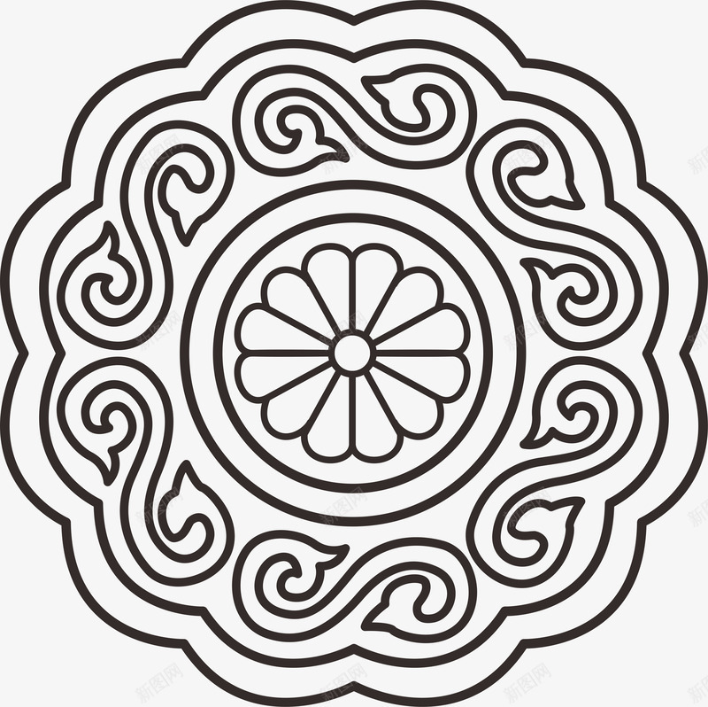 传统纹饰大全133png免抠素材_新图网 https://ixintu.com 云纹 传统纹饰大全 兽纹 古典纹饰 图纹 圆形花纹 如意纹 月饼图案 纹样 纹身花样 纹饰 花样 花纹