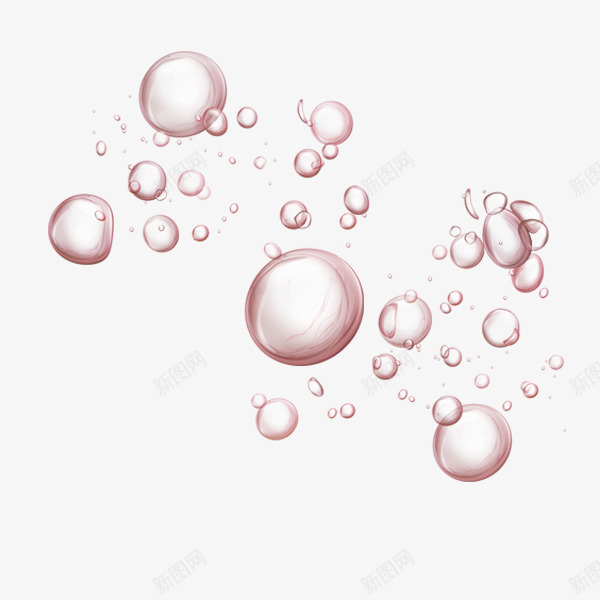 粉色水珠png免抠素材_新图网 https://ixintu.com 涓嬮洦浜 绠 鍦嗗舰 閫忔槑 骞插噣