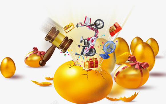 砸金蛋送大礼png免抠素材_新图网 https://ixintu.com 砸金蛋 礼包 送大礼