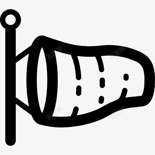风向袋图标png_新图网 https://ixintu.com 大气 天气 气象 风向袋