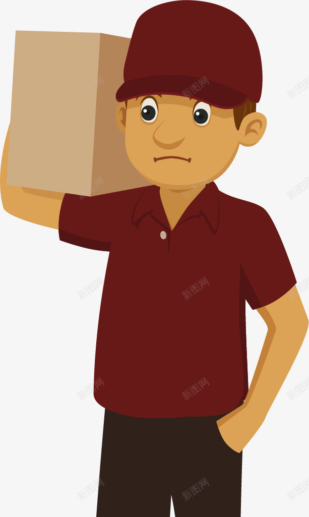 搬运工矢量图ai免抠素材_新图网 https://ixintu.com png 农民工 干活 搬货 矢量素材 矢量图