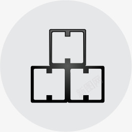 礼物盒图标png_新图网 https://ixintu.com 图标 大礼包 拟物 灰白图标控 礼物盒 黑白纯色
