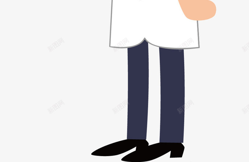 卡通医生元素png免抠素材_新图网 https://ixintu.com 医护人员 医生 卡通 男医生 男医生卡通图