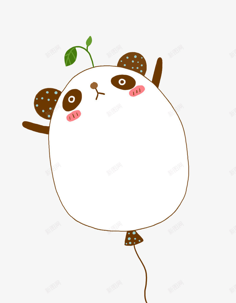 熊猫可爱对话框png免抠素材_新图网 https://ixintu.com 动漫风格对话框 卡通 可爱 小清新 熊猫 简约